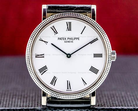 used patek philippe calatrava white gold|Patek Philippe Calatrava price.